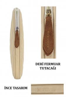 13,3 ve 14 inç Macbook Laptop Kılıfı Krem