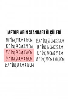 13,3 ve 14 inç Macbook Laptop Kılıfı Siyah
