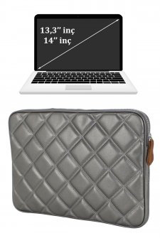 13,3 ve 14 inç Macbook Laptop Kılıfı Uzay Gri