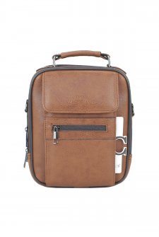 Büyük Boy Kasalı Erkek El Çantası Omuz Askılı Metal Gövde Su Geçirmez