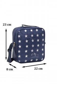 Cambridge Polo Club Yıldız Desenli Lacivert Beslenme Çantası Plbsl80001 Lacivert