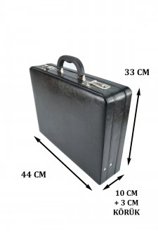Case Club 10 cm Bond Körüklü Evrak Çantası Şifreli Organizer İç Bölüm