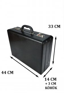 Case Club 14 cm Bond Körüklü Evrak Çantası Şifreli Organizer İç Bölüm