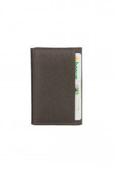 Case Club Hakiki Deri Kartlık Ehliyet Ve Kimlik Bölmeli Kahverengi