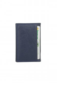Case Club Hakiki Deri Kartlık Ehliyet Ve Kimlik Bölmeli Lacivert