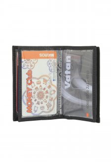 Case Club Hakiki Deri Kartlık Ehliyet Ve Kimlik Bölmeli Siyah