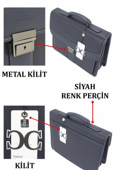 CASE CLUB Erkek Evrak Çantası Omuz Askılı Lacivert