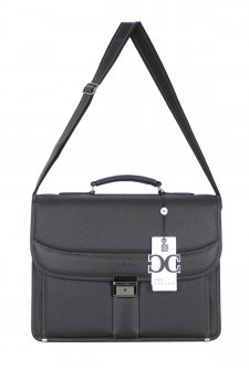 CASE CLUB Erkek Evrak Çantası Omuz Askılı Siyah