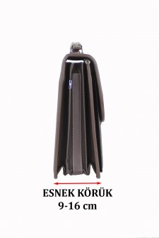Case Club Evrak Model Erkek El Çantası Omuz Askılı Kahverengi