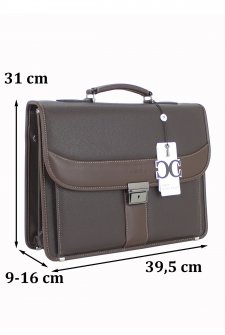 Case Club Evrak Model Erkek El Çantası Omuz Askılı Kahverengi