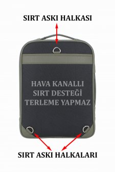 Case Club Fonksiyonel  Sırt ve Evrak El Çantası Özel Tasarım 15,6 Kahverengi