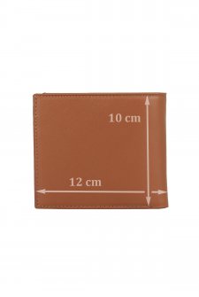 Case Club Hakiki Deri Erkek Kartlık Cüzdan Ehliyet Kimlik Madeni Ve Kağıt Para Bölmeli Taba