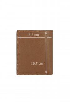 Case Club Hakiki Deri Erkek Kartlık Cüzdan Ehliyet Kimlik Ve Kağıt Para Bölmeli  Taba