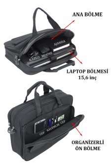 Case Club Laptop Evrak Çantası 15,6 inç