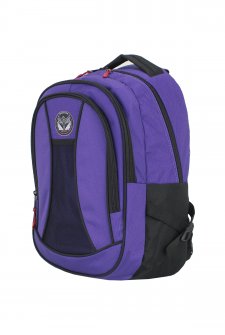 Case Club Okul Sırt Çantası Yandan Cepli Su Geçirmez Kumaş Ortaokul Lise Üniversite Mor