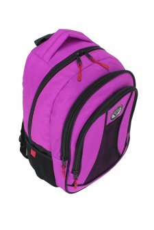 Case Club Okul Sırt Çantası Yandan Cepli Su Geçirmez Kumaş Ortaokul Lise Üniversite Pembe