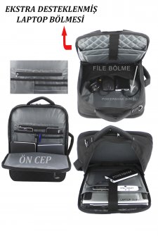 Case Club Omuz El ve Sırt Çantası Fonksiyonel 14