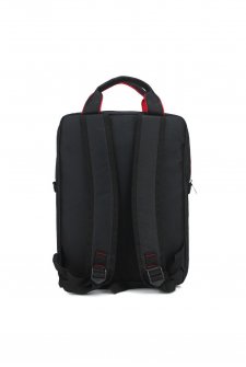 CASE CLUB Slim Laptop Sırt Çantası 15,6 inç Siyah-Kahverengi