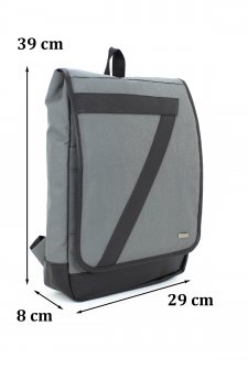 CASE CLUB Slim Laptop Sırt Çantası 15,6 inç Unisex Antrasit