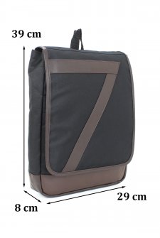 CASE CLUB Slim Laptop Sırt Çantası 15,6 inç Unisex Kahverengi