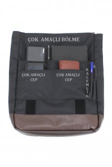 CASE CLUB Slim Laptop Sırt Çantası 15,6 inç Unisex Kahverengi