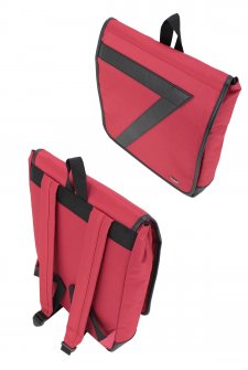 CASE CLUB Slim Laptop Sırt Çantası 15,6 inç Unisex Kırmızı