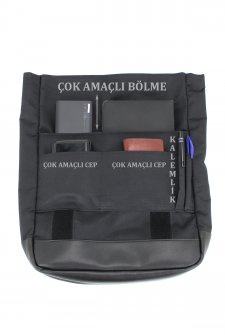 CASE CLUB Slim Laptop Sırt Çantası 15,6 inç Unisex Siyah
