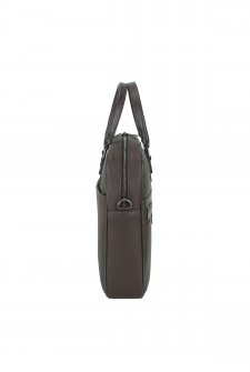 CASE CLUB Unisex Evrak Çantası 15,6 Laptop Bölmeli Kahverengi
