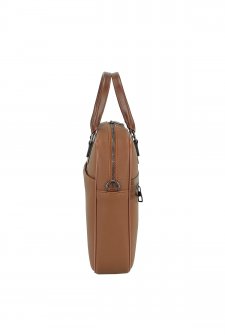 CASE CLUB Unisex Evrak Çantası 15,6 Laptop Bölmeli Taba