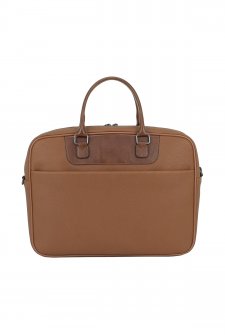 CASE CLUB Unisex Evrak Çantası 15,6 Laptop Bölmeli Taba