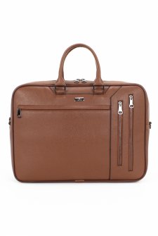 Case Club Unisex Evrak Çantası 17,3 inç Laptop Bölmeli