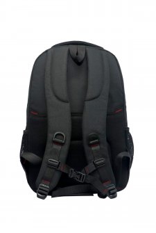 Case Club Usb Aparatlı Erkek Sırt Çantası Laptop Bölmeli Darbe Emici Koruma Su Geçirmez Kumaş Siyah