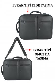 Case Club Usb Aparatlı Fonksiyonel Laptop Evrak Çantası 14