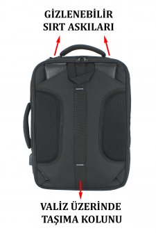 Case Club Usb Aparatlı Fonksiyonel Laptop Evrak Çantası 14