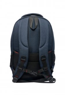 Case Club Usb Aparatlı Laptop Sırt Çantası 17,3'' 16'' 15,6'' inç Darbe Emici Koruma Su Geçirmez Kumaş Lacivert