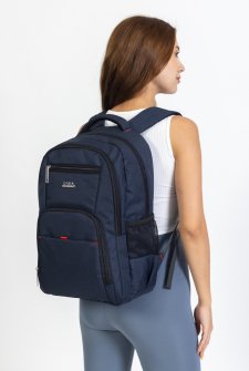 Case Club Usb Aparatlı Macbook Laptop Sırt Çantası 13.3'' 14'' Inç Darbe Emici Koruma Su Geçirmez Kumaş Siyah Lacivert