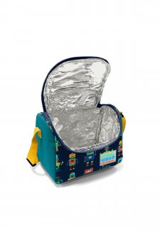 Coral High Kids Lacivert Çivit Robot Desenli Thermo Beslenme Çantası 11810