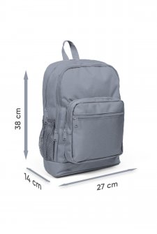 Coral High Kids Lacivert Mavi Dinazor Desenli Dört Bölmeli Okul Sırt Çantası 23115