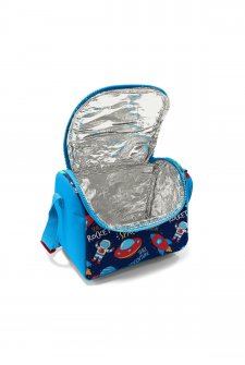 Coral High Kids Lacivert Mavi Uzay Desenli Thermo Beslenme Çantası 11807