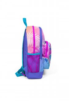 Coral High Kids Lavanta Pembe Flamingo Desenli Dört Bölmeli Okul Sırt Çantası 23705