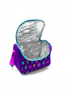 Coral High Kids Mor Pembe Kaktüs Desenli Thermo Beslenme Çantası 22852