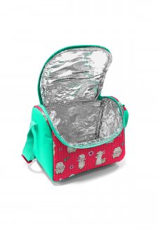Coral High Kids Neon Mercan Su Yeşili Alpaka Desenli Thermo Beslenme Çantası 22847