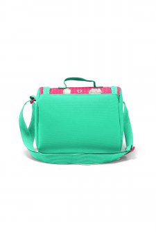 Coral High Kids Neon Mercan Su Yeşili Alpaka Desenli Thermo Beslenme Çantası 22847
