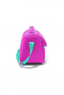 Coral High Kids Neon Pembe Su Yeşili Kalp Desenli Thermo Beslenme Çantası 11806