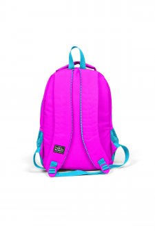 Coral High Kids Pembe Gümüş Simli Unicorn Desenli Üç Bölmeli Okul Sırt Çantası 14383