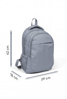 Coral High Kids Pembe Gümüş Simli Unicorn Desenli Üç Bölmeli Okul Sırt Çantası 14383