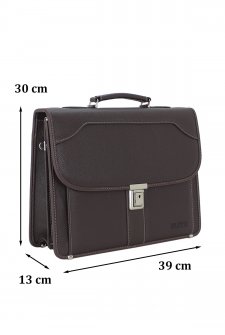 Erkek Evrak Çantası Omuz Askılı Kahverengi