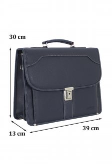Erkek Evrak Çantası Omuz Askılı Lacivert