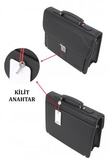 Erkek Evrak Çantası Omuz Askılı Siyah