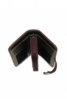Fermuarlı Kadın Portföy Cüzdan Bordo